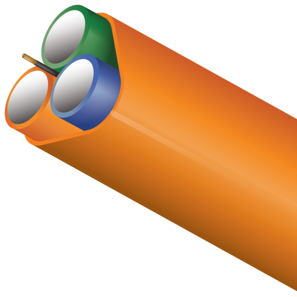 FuturePath configuration consisting of 2, 3, or 4 conduits, available in a variety of sizes and wall types. A perfect choice for customers who would like to plan for future possibilities using larger standard fiber cables.